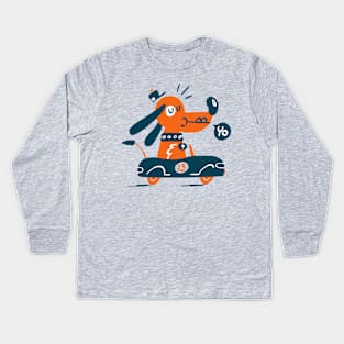 speed test platform Kids Long Sleeve T-Shirt